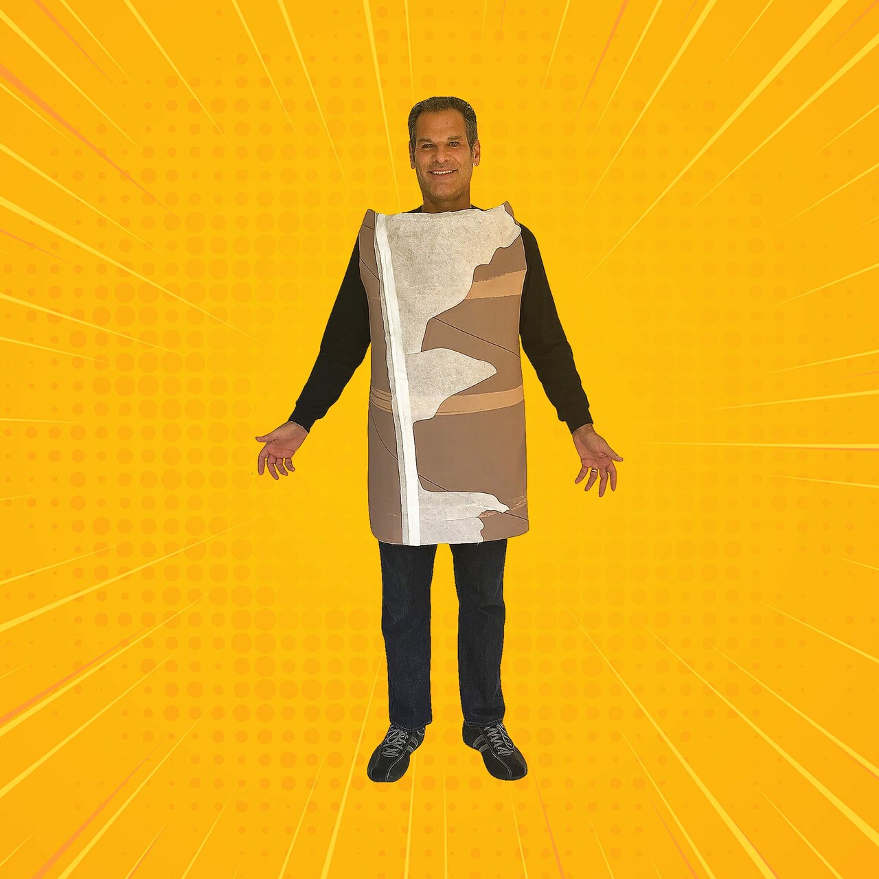 Funny Toilet Paper Roll Adult Costume Out Of Luck Tunic Outfit